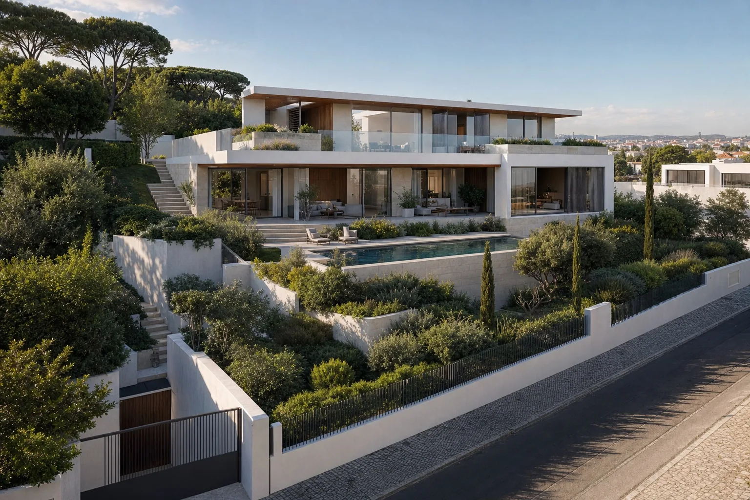 Conceptual visualisation of Oeiras Villa in Caxias
