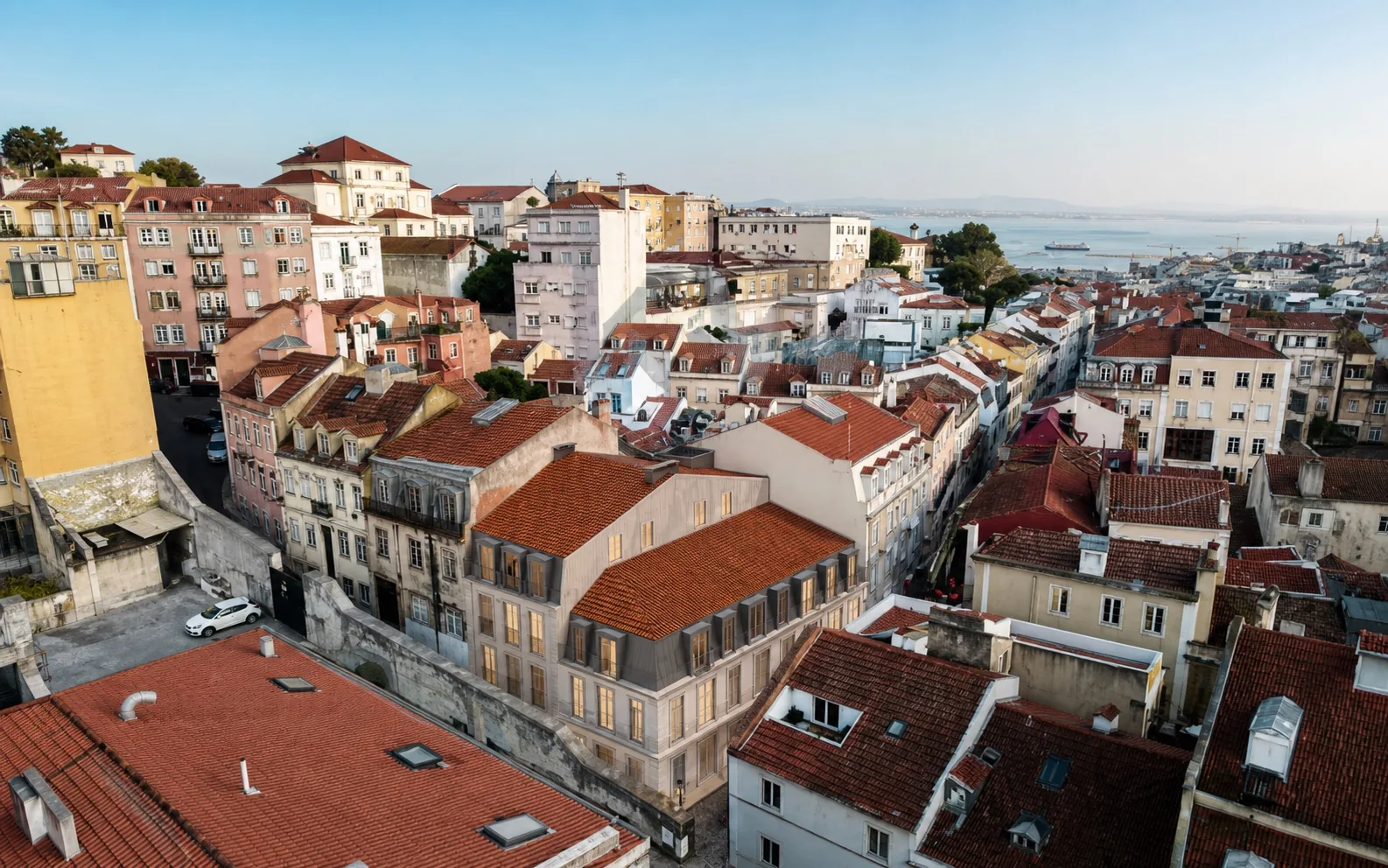 Rua do Passadi&ccedil;o aerial conceptual visualisation